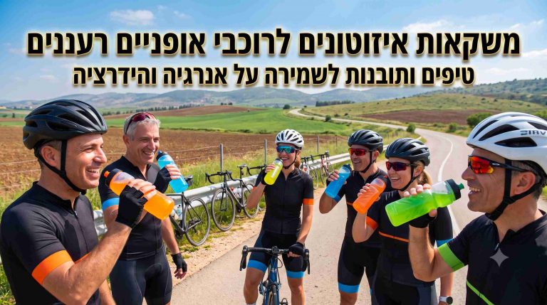 משקאות איזוטונים לרוכבי אופניים רעננים – יעל