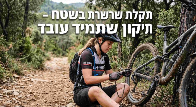 תקלת שרשרת בשטח – תיקון שתמיד עובד