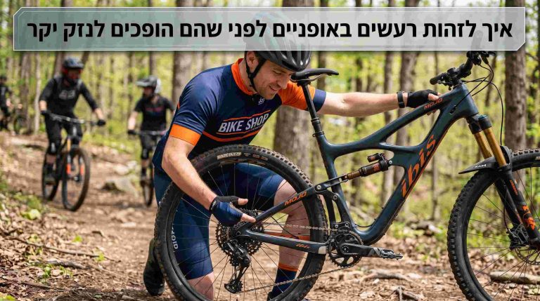 איך לזהות רעשים באופניים לפני שהם הופכים לנזק יקר